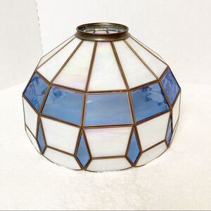 Vintage Slag Glass Lamp Shade